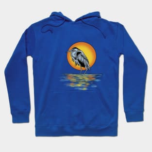 Heron Sunset Hoodie